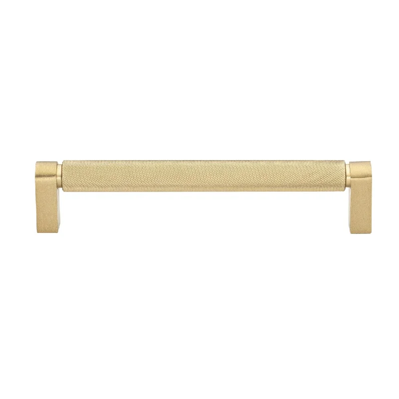 6-5/16 in. Center Knurled Bar Pull Cabinet Hardware Handle (10 Pack)