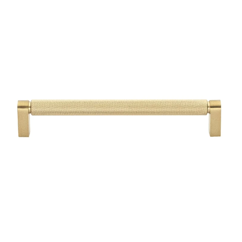 7.56 In. Center Knurled Bar Pull Cabinet Hardware Handle (5 Pack)