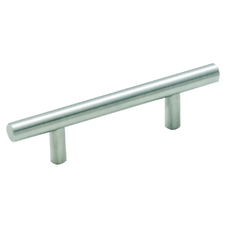 Amerock 5.375-inch Satin Nickel Cabinet Bar Pull (Pack of 5)