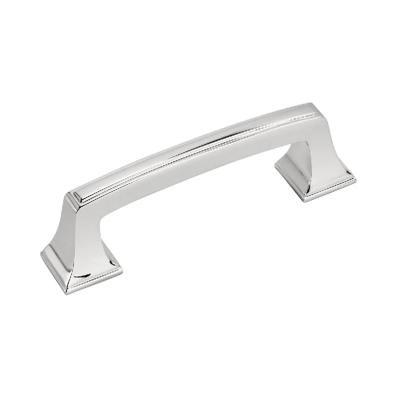 Amerock Mulholland 3 in (76 mm) Center-to-Center Polished Chrome Cabinet Pull