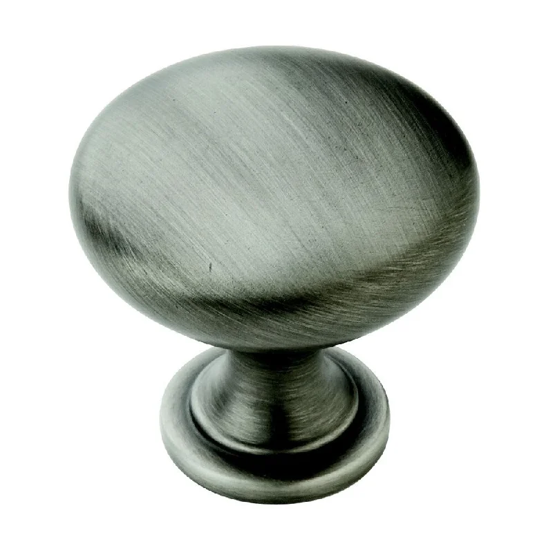 Amerock Traditional 1.25-Inch Antique Silver Cabinet Knob (Pack of 5)