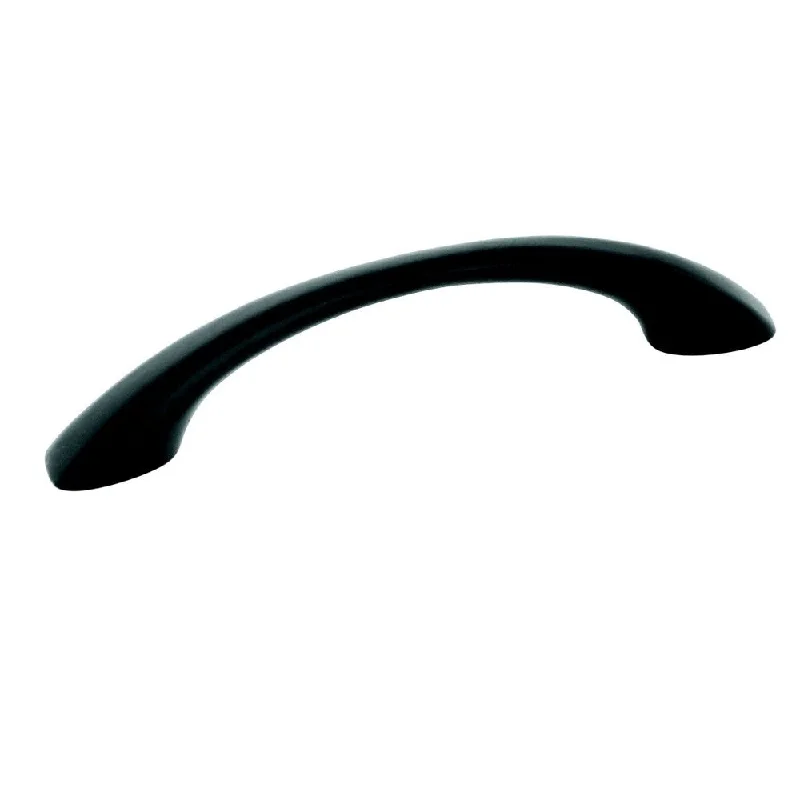 Amerock Traditional 4.75-Inch Flat Black Arch Cabinet Pull (Pack of 5)