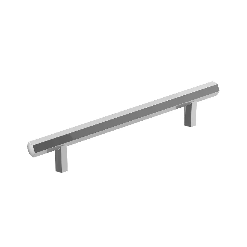 Caliber 5-1/16 in (128 mm) Center-to-Center Polished Chrome Cabinet Pull - 5.0625