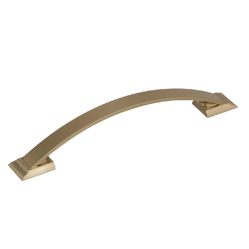 Candler 6-5/16 in (160 mm) Center-to-Center Golden Champagne Cabinet Pull