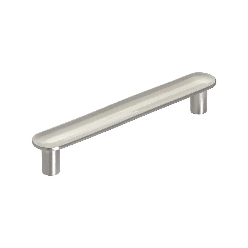 Concentric 3-3/4 in (96 mm) Center-to-Center Satin Nickel Cabinet Pull - 3.75