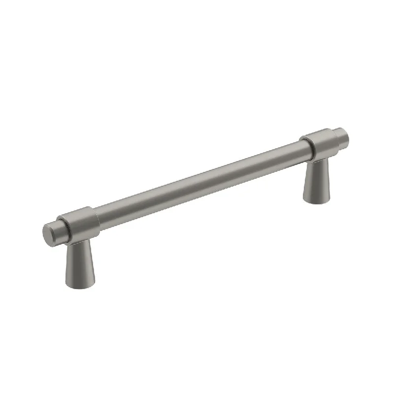 Destine 5-1/16 in (128 mm) Center-to-Center Satin Nickel Cabinet Pull - 5.0625