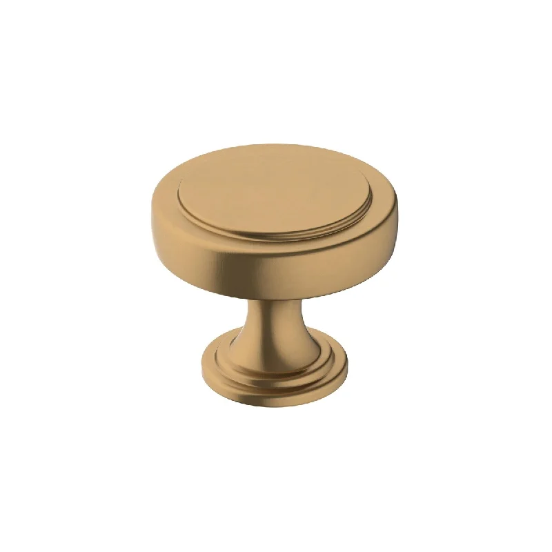 Exceed 1-1/2 in (38 mm) Diameter Champagne Bronze Cabinet Knob - 1.375