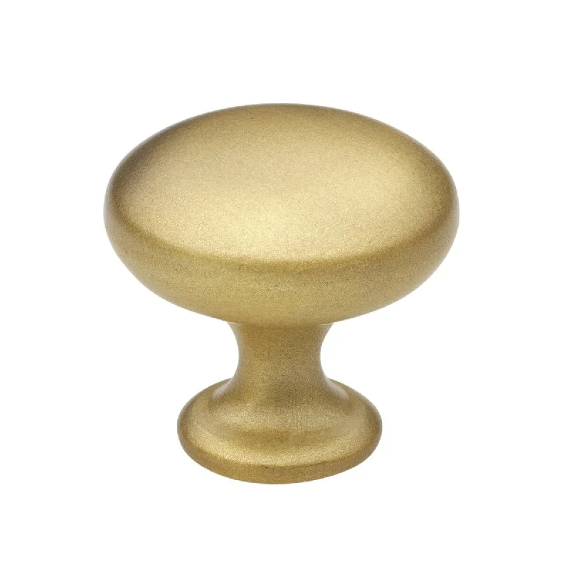 GlideRite 1.125-inch Satin Gold Round Cabinet Knobs (Pack of 25) - Pack of 25