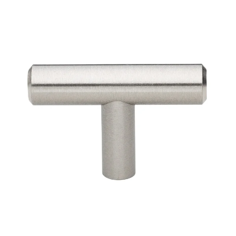 GlideRite 2-inch Solid Stainless Steel Cabinet Bar Knobs (Case of 25)