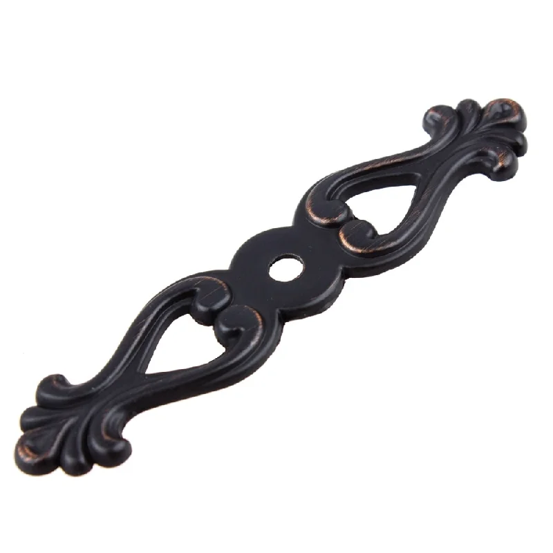 GlideRite 3.25-inch Oil Rubbed Bronze Small Classic Cabinet Hardware Backplate (Pack of 10 or 25)