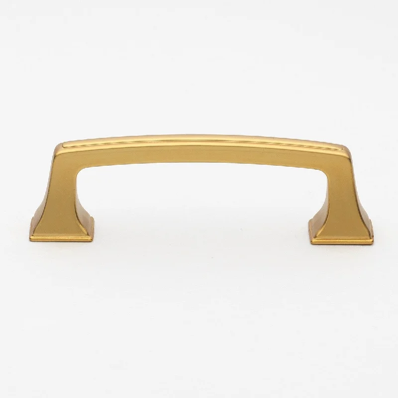 GlideRite 3 in. Center Gold Deco Base Cabinet Pulls (25-Pack) - Brass Gold