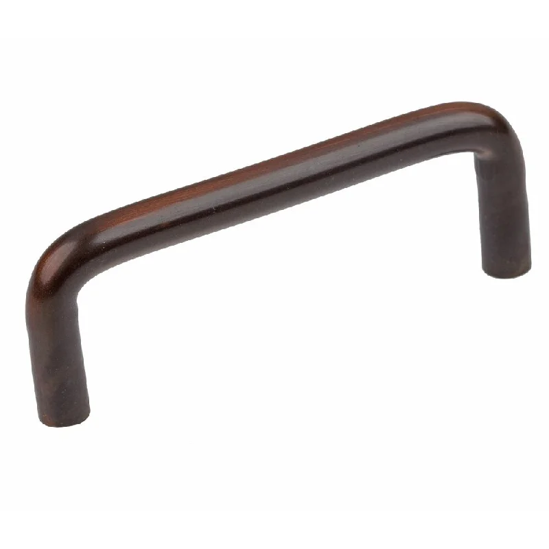 GlideRite 3-inch Oil Rubbed Bronze Solid Steel Wire Cabinet Pulls (Pack of 10 or 25)