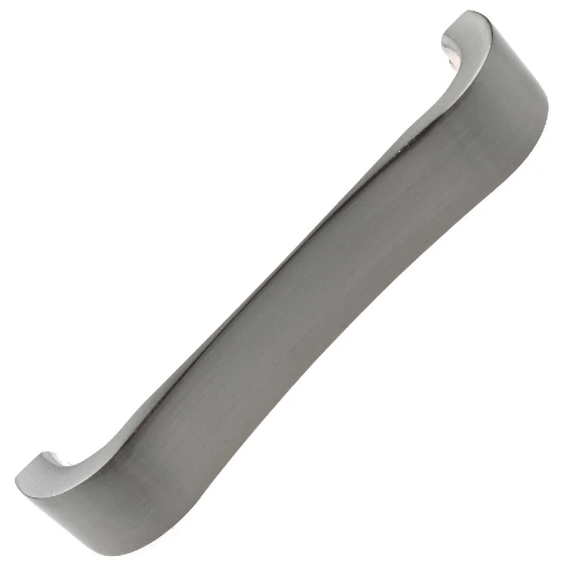 GlideRite 4-1/2 in. CC Curved Cabinet Handles, Satin Nickel (10-Pk) - Satin Nickel