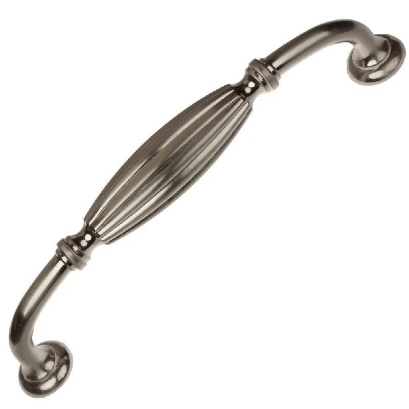 GlideRite 5-inch Satin Nickel Fluted Cabinet Pull (Case of 10)