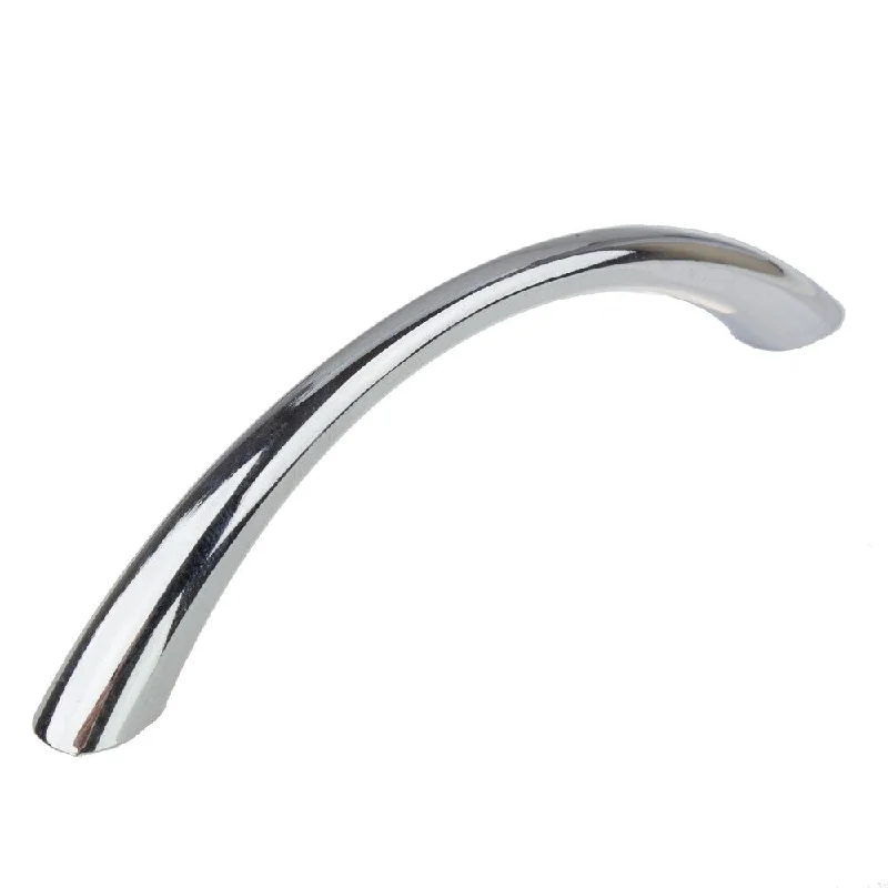 GlideRite 5-Pack 3-3/4 in. Center Polished Chrome Cabinet Loop Pulls - Polished Chrome