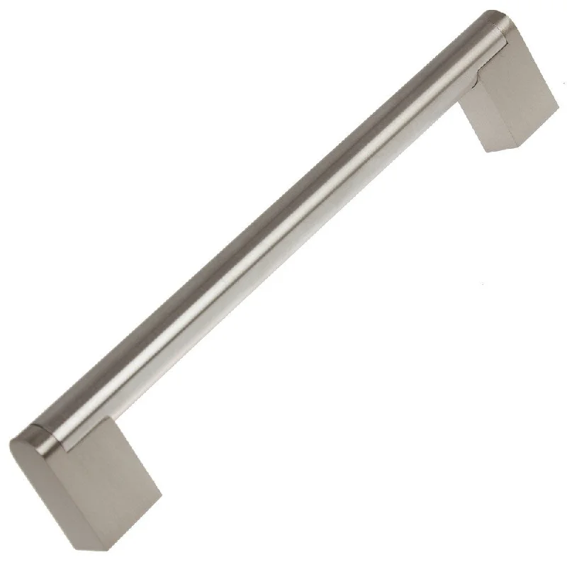 GlideRite 7.5-inch CC Stainless Steel Round Cross Bar Cabinet Pull (Set of 10)