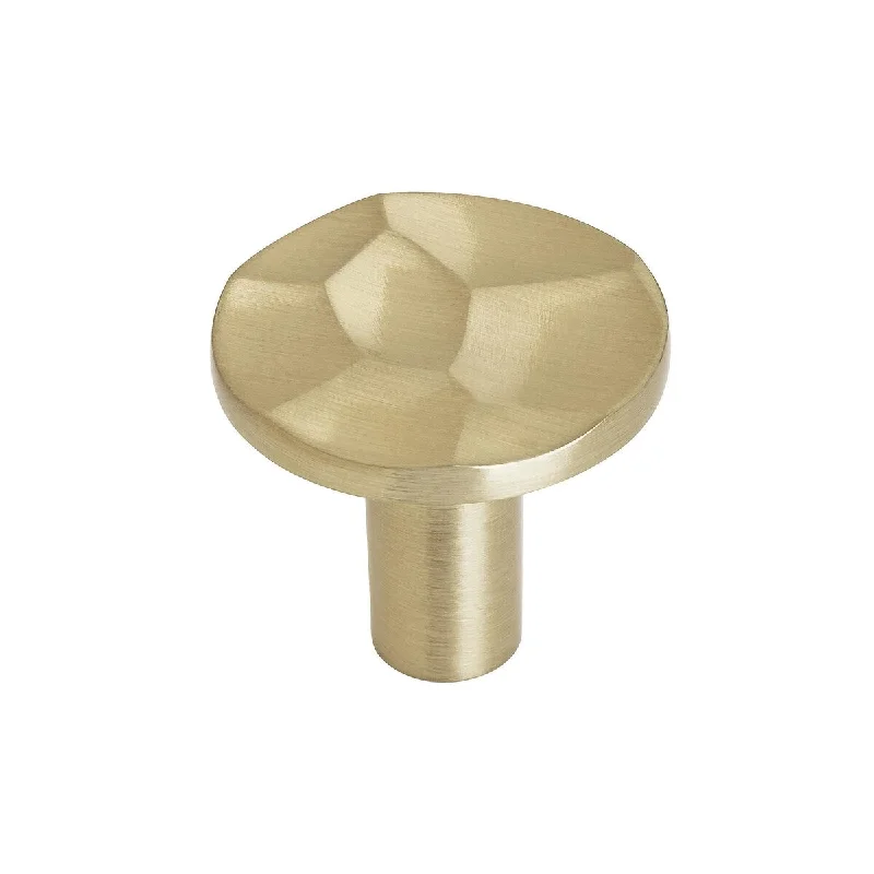 Kamari 1-3/16 in (30 mm) Diameter Golden Champagne Cabinet Knob - 1.188