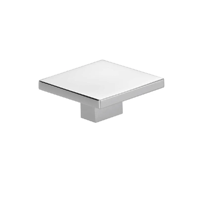 Maykke Maya 2 Inch Square Cabinet Knob, Brushed Nickel