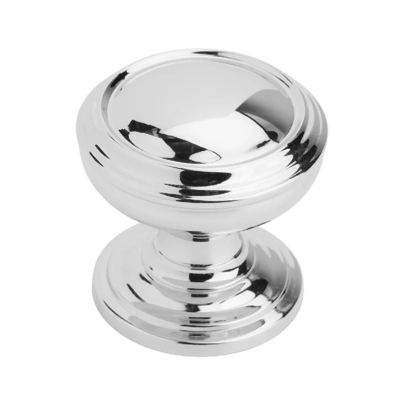 Revitalize 1-1/4 in (32 mm) Diameter Polished Chrome Cabinet Knob - 1.25