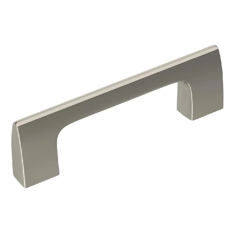 Riva 3 in (76 mm) Center-to-Center Polished Nickel Cabinet Pull - Polished Nickel - 3 in. Center-to-Center