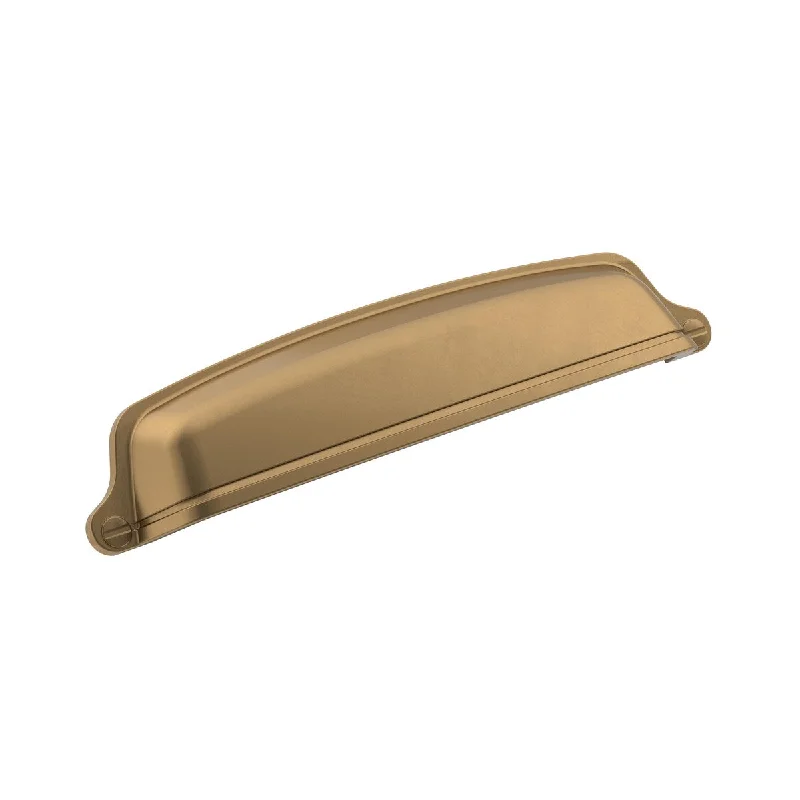 Stature 5-1/16 in (128 mm) Center-to-Center Champagne Bronze Cabinet Cup Pull - 5.0625