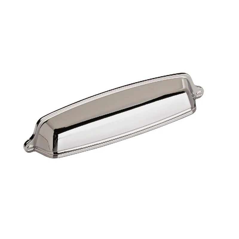 Stature 5-1/16 in (128 mm) Center-to-Center Polished Chrome Cabinet Cup Pull - 5.0625