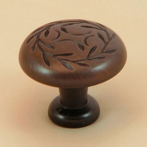 Stone Mill Oil-rubbed Bronze Laurel Cabinet Knobs (Pack of 25)