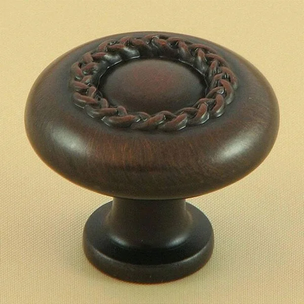 Stone Mill Oil-rubbed Bronze Rope Cabinet Knobs (Pack of 5)