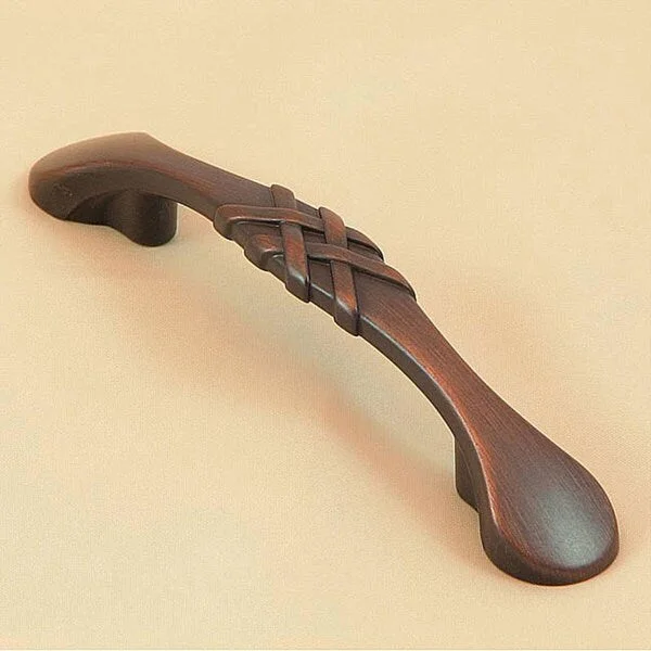 Stone Mill Oil-rubbed Bronze Weave Cabinet Pull (Pack of 10)