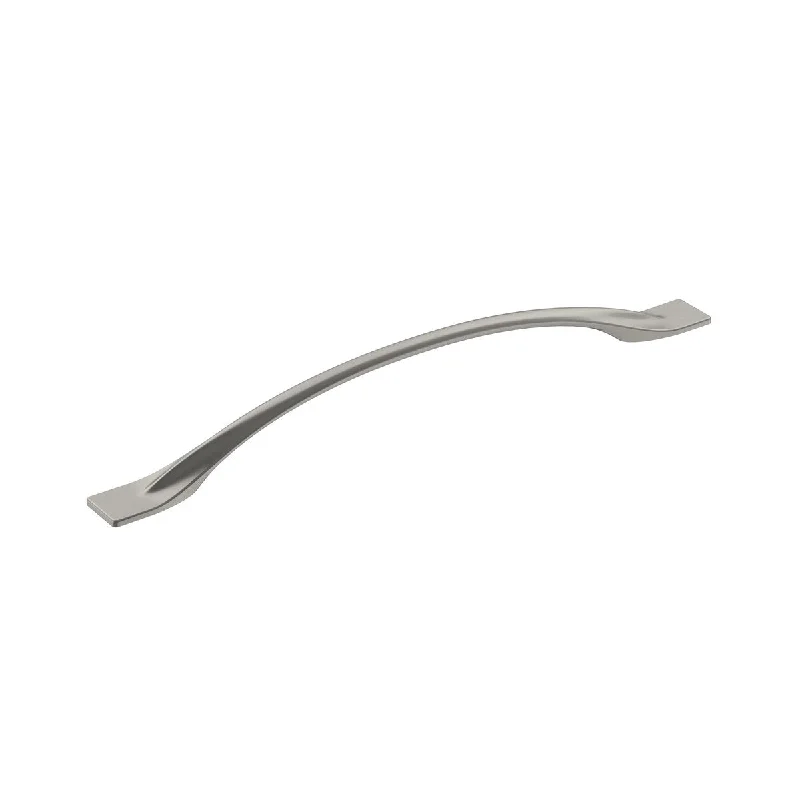 Uprise 8-13/16 in (224 mm) Center-to-Center Satin Nickel Cabinet Pull - 8.8125