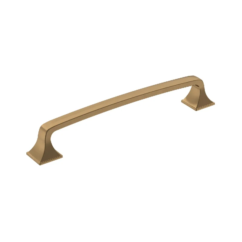 Ville 6-5/16 in (160 mm) Center-to-Center Champagne Bronze Cabinet Pull - 6.3125