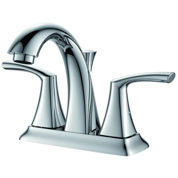 AA Warehousing Tayman 2-handle Polished Chrome Finish Lavatory Faucet