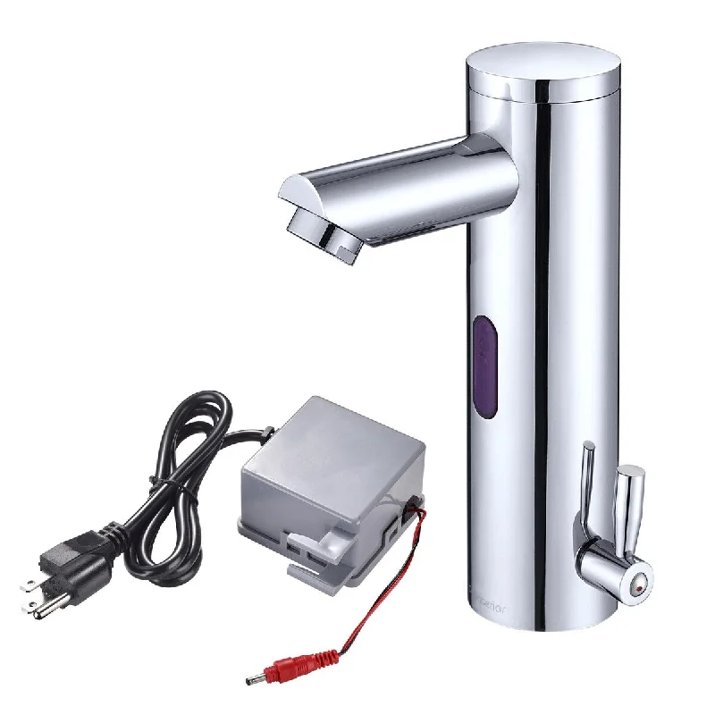 Aquaterior Automatic Sensor Bathroom Faucet Touchless Undermount Sink Tap CHR 4 lbs - 4 15/16" Spout Height