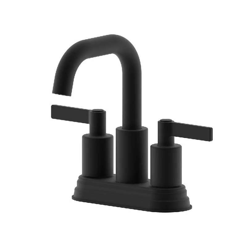 Concorde 4 inch Centerset Bathroom Faucet in Matte Black