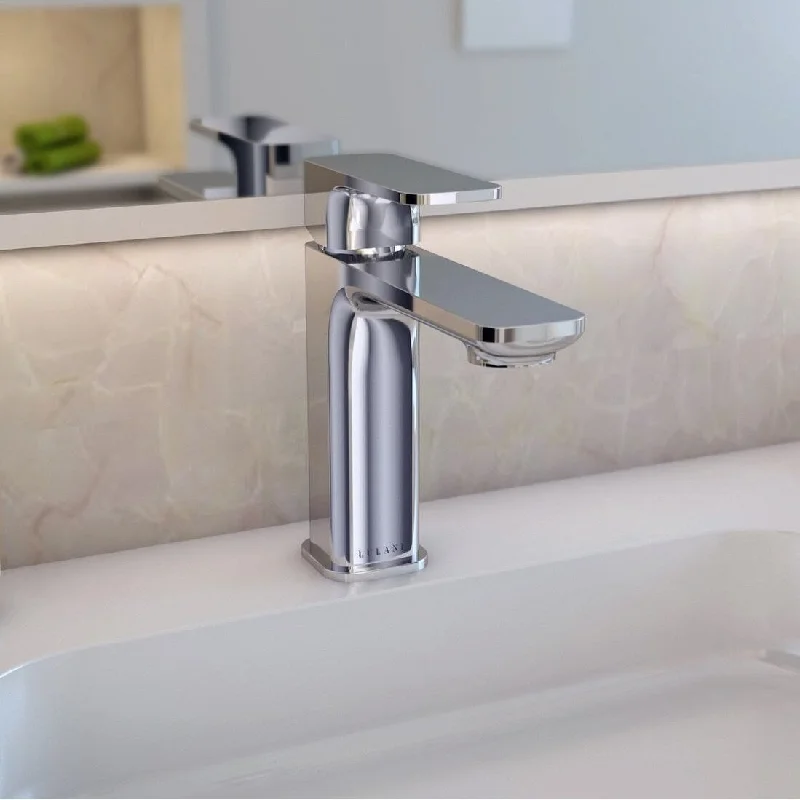 Corsica Collection. Single Handle bathroom faucet. Gun Metal finish. By Lulani