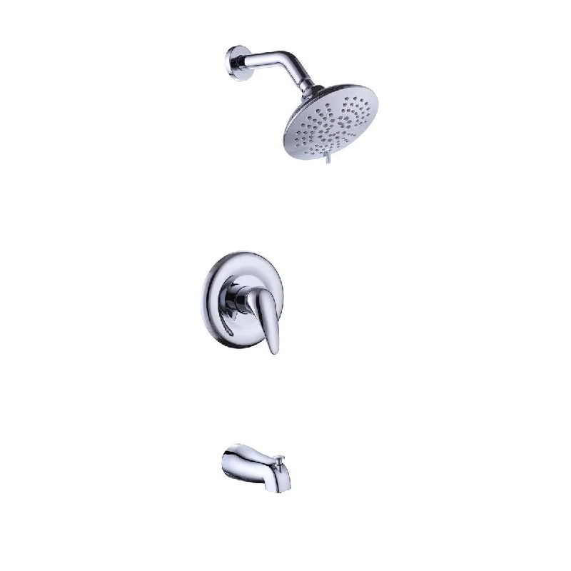 EPOWP Bathroom Pressure Balanced Shower Faucet with Diverter