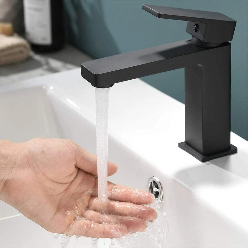 EPOWP Modern Bathroom Faucet Single Handle Bathroom Sink Faucet