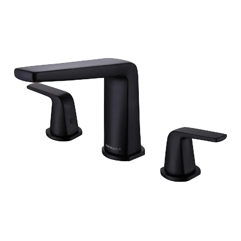 EPOWP Modern Two Handle Widespread Bathroom Sink Faucet