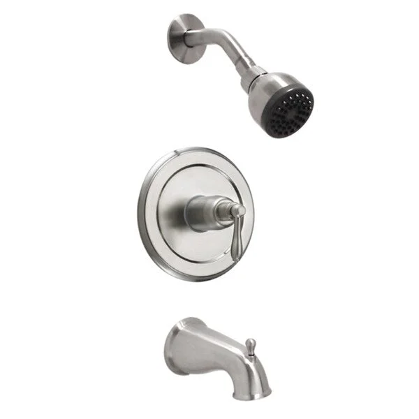 Fontaine Brushed Nickel Tub and Shower Faucet with Valve