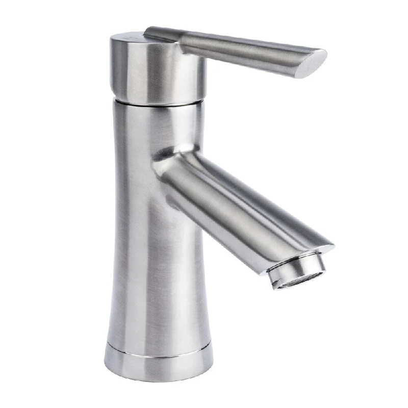 Fontaine Hour Glass 1- Hole Bathroom Faucet Brushed Nickel