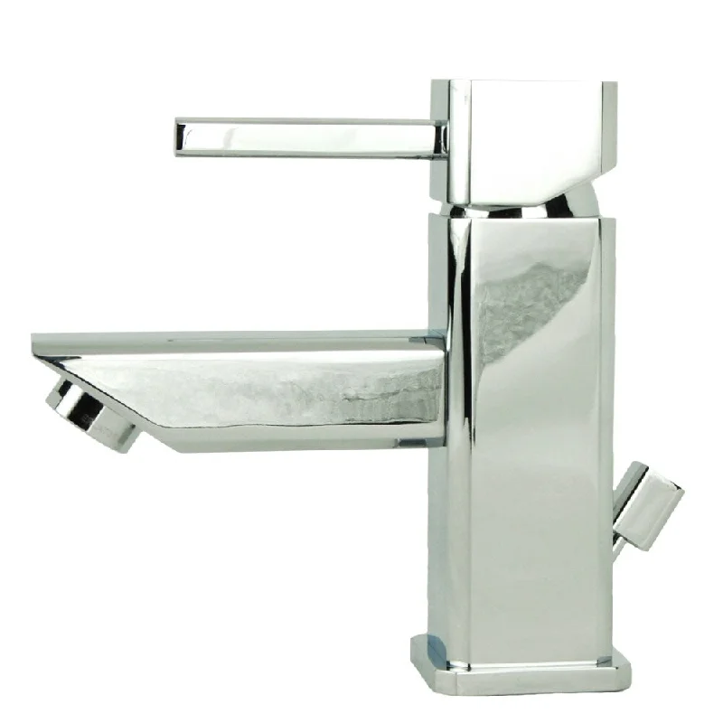 Italia Torre Quadrata Chrome Single-Post Bathroom Sink Faucet