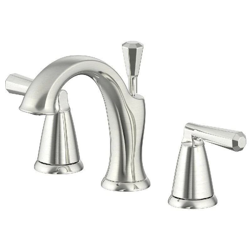 Liege 8 in. Widespread Bathroom Faucet in Brushed Nickel