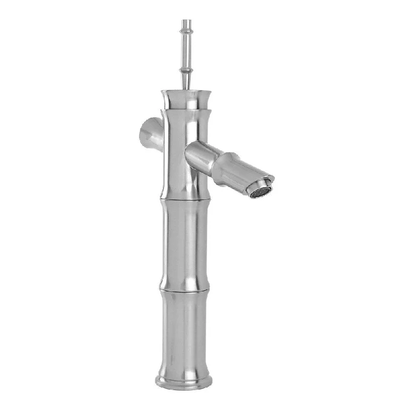 LSH Brushed Nickel Bamboo-style Vessel Sink Filler Faucet