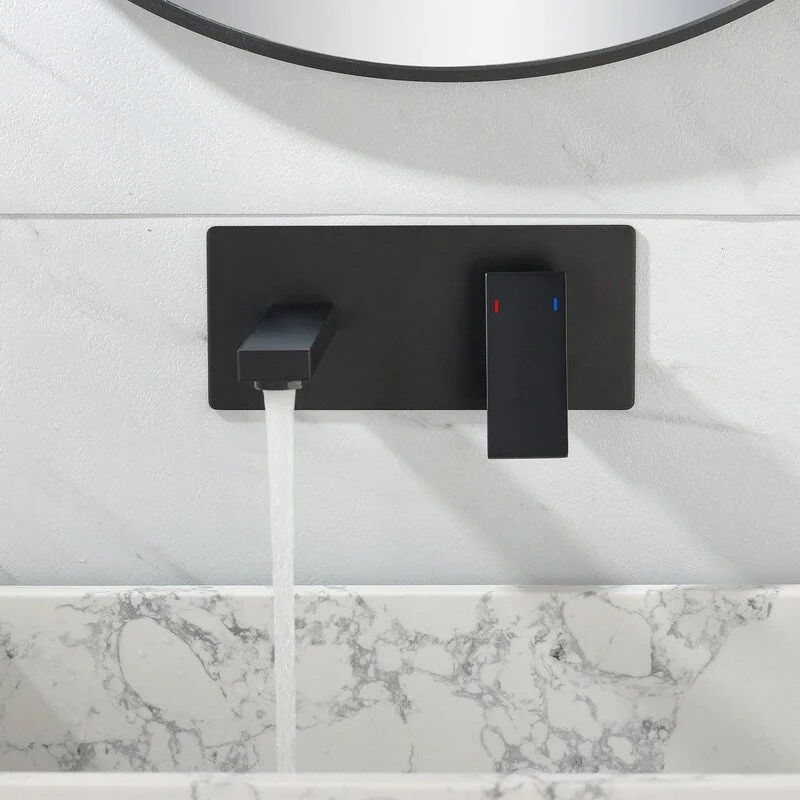 Stylish and practical wall-mounted bathroom sink faucet