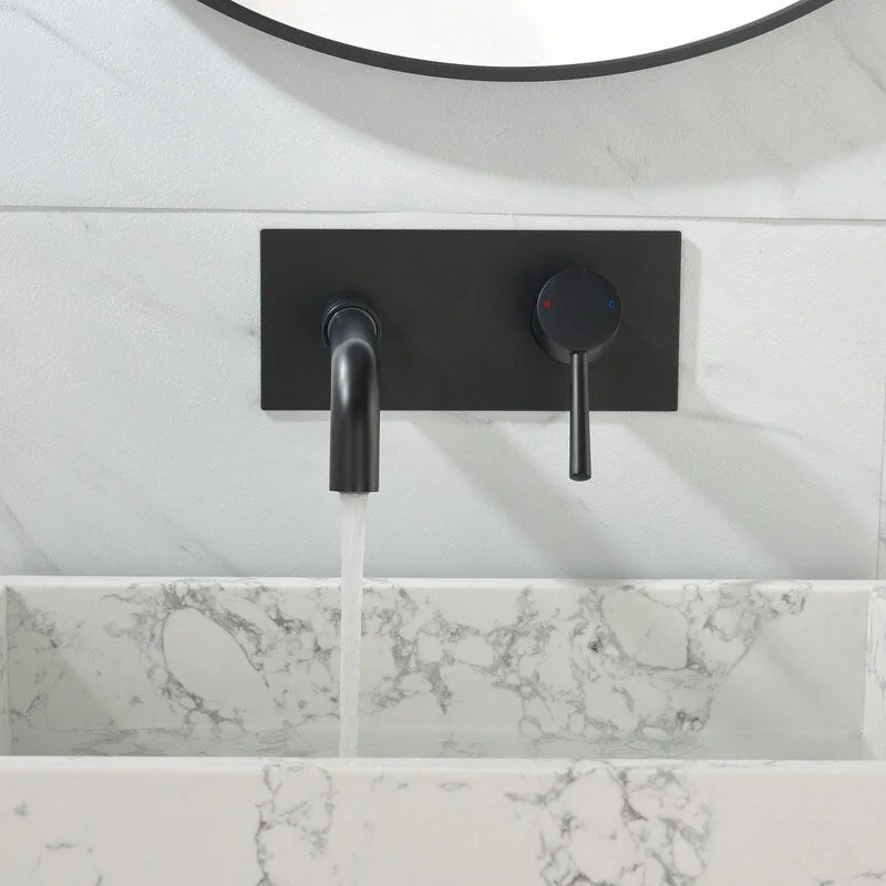 Stylish Minimalist Design Wall-Mounted Bathroom Faucet