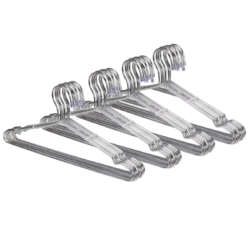 40 Pack Clothes Hangers Stainless Steel Strong Wire Metal Hangers Coat Hangers S