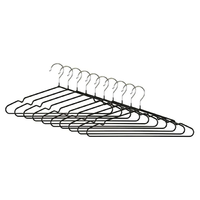 Chrome Hangers, Pvc Coated, Non-Slip Garment Dress Shirt Coat Hanger For Closet