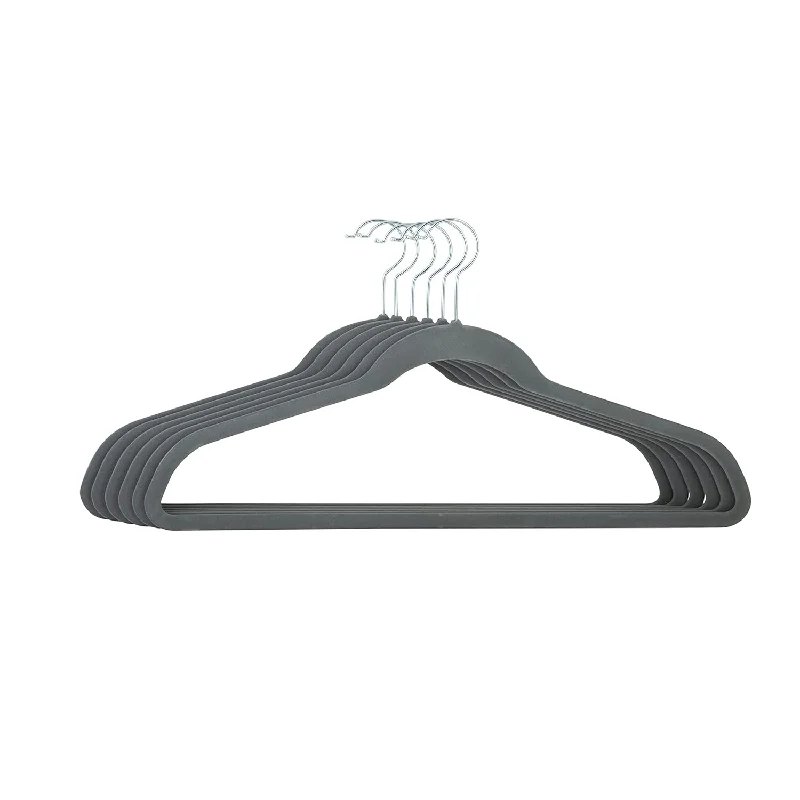 Extra Wide 21” Velvet Coat Hangers | 6 Pack | Slim Design | Heavy Duty | Holds 1