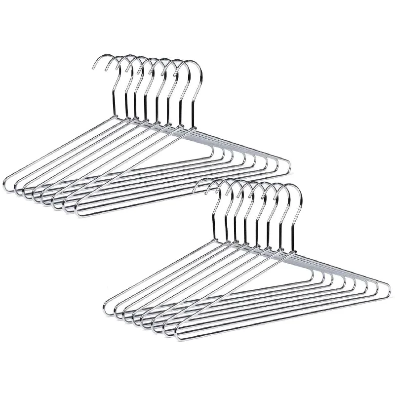 Heavy Duty Metal Suit Hanger Coat Hangers With Polished Chrome (Suit Coat Hanger