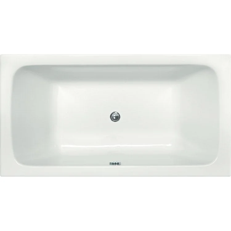 Air Tub Ston Collection Carrera Drop-In Biscuit Rectangle 6 Jet Hydroluxe SS 60 x 32 x 23 Inch